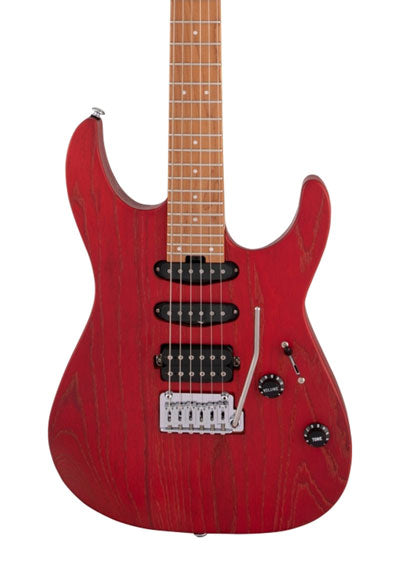 Charvel Pro-Mod DK24 HSS 2PT CM - Red Ash