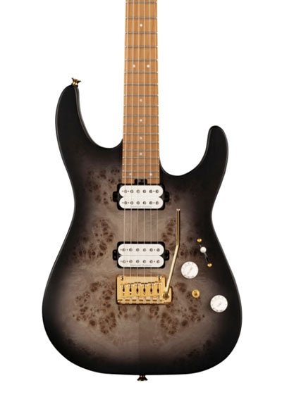 Charvel Pro-Mod DK24P HH 2PT Electric Guitar - Trans Black Burst