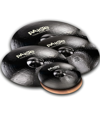 Paiste 000190MXTE CS 900 Series Black Cymbal Set (14/16/18/20)