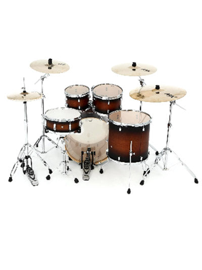 Pearl Decade Maple DMP925SP/C 5-piece Shell Pack with Snare Drum - Satin Brown Burst