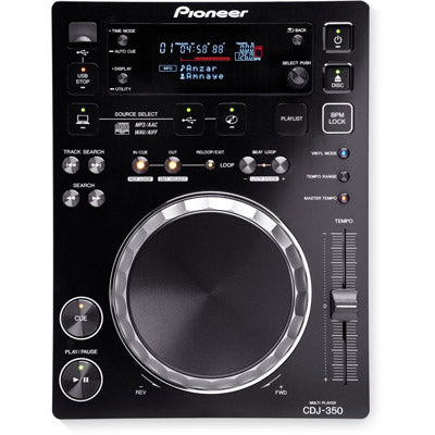 Pioneer DJ CDJ-350 Compact DJ Multi Player With Disc Drive