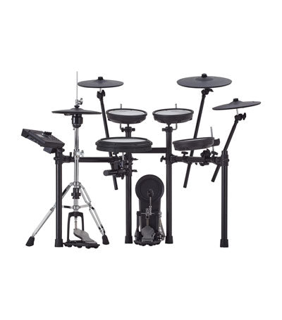 Roland TD-17KVX2 Electronic Drum Kit With MDS-COM Stand And RH-300V Headphone Bundle