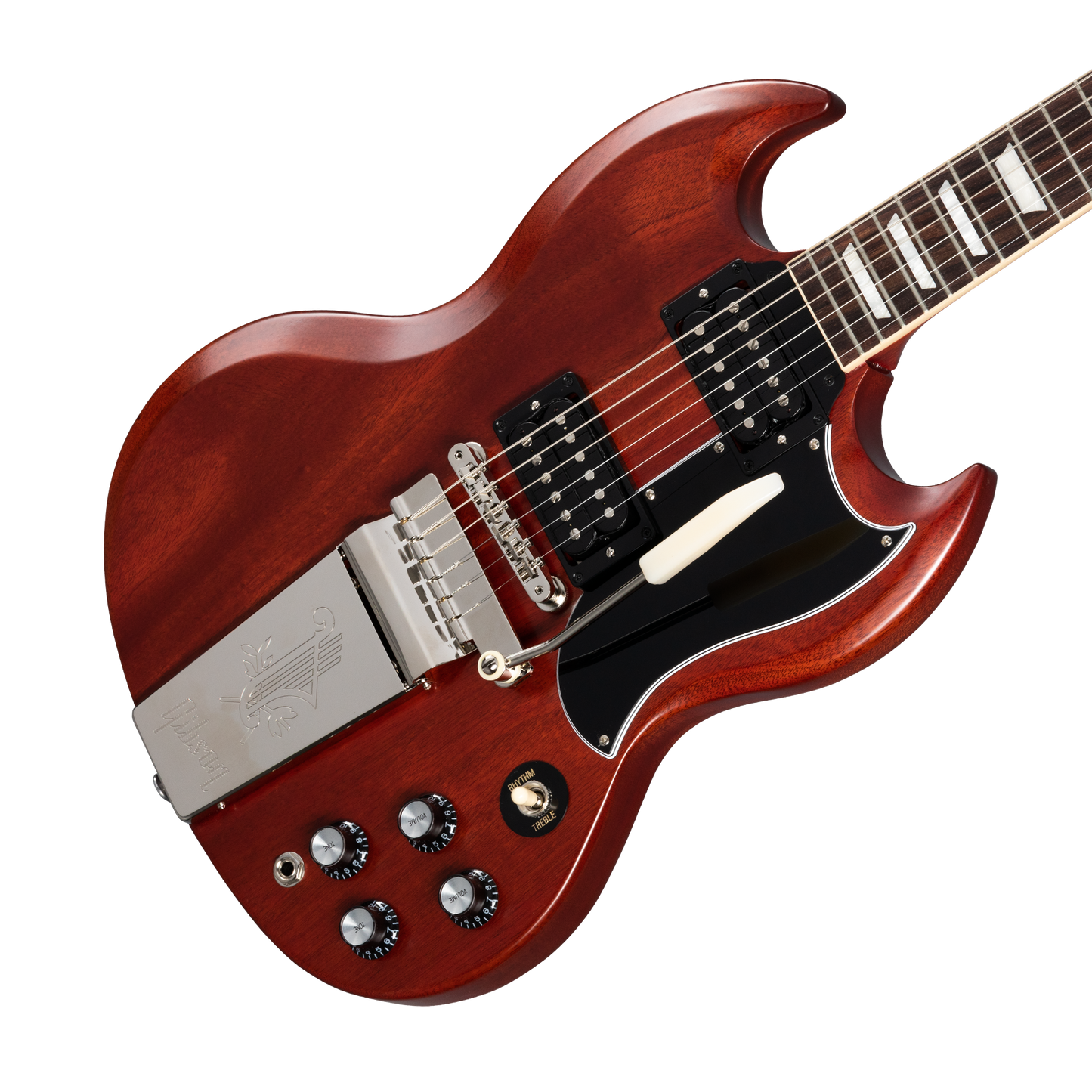 Gibson SG Standard '61 Faded Maestro Vibrola Electric Guitar - Vintage Cherry