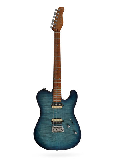 Sire Larry Carlton T7 FM TBL Electric Guitar Transparent Blue