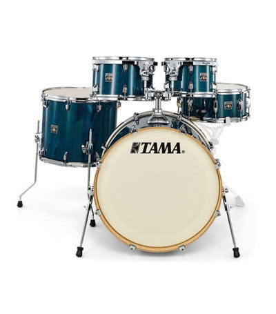 Tama CL52KRSP-GHP Superstar Classic 22" 5pc Drum Shell Set - Gloss Sapphire Lacebark Pine