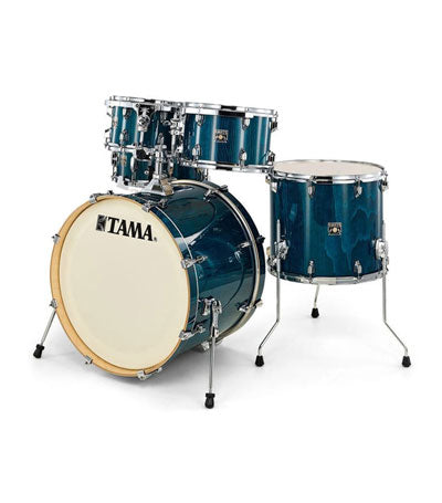 Tama CL52KRSP-GHP Superstar Classic 22" 5pc Drum Shell Set - Gloss Sapphire Lacebark Pine