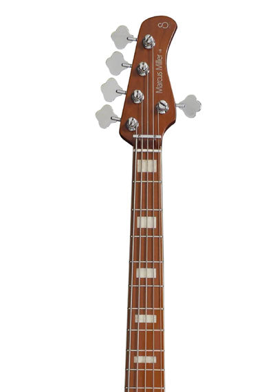 Sire Marcus Miller V8 5 String Electric Bass Guitar | Swamp Ash Tobacco Sunburst with Bag