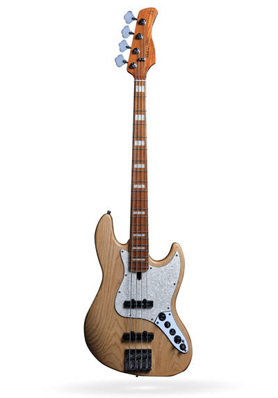 Sire Marcus Miller V8 4 String Electric Bass Guitar | Swamp Ash Natural with Bag