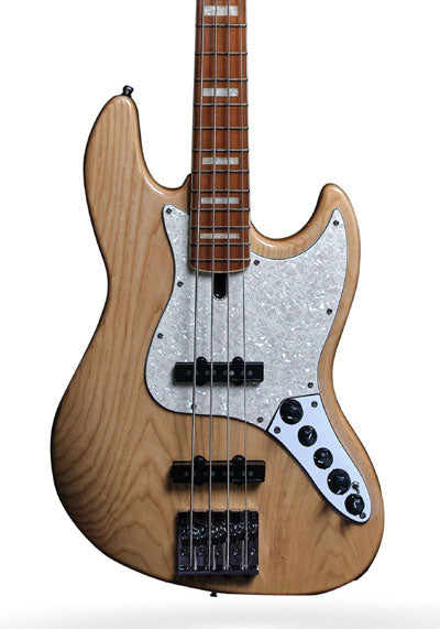 Sire Marcus Miller V8 4 String Electric Bass Guitar | Swamp Ash Natural with Bag