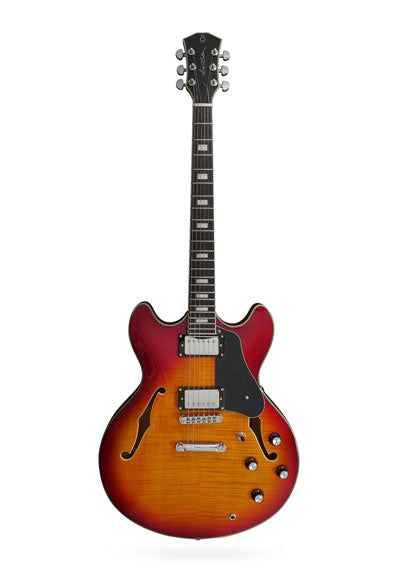 Sire Larry Carlton H7 Semi Hollow Electric Guitar Cherry Sunburst