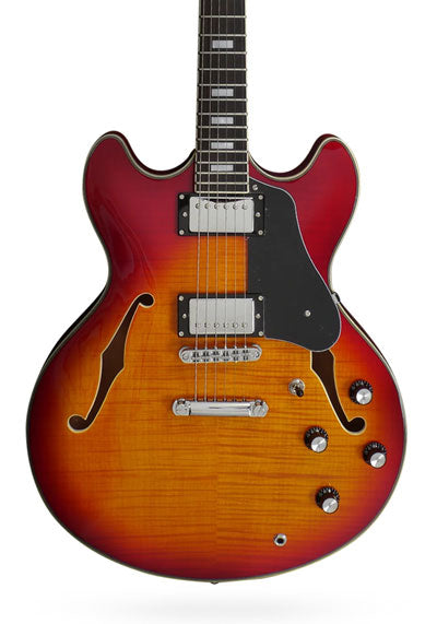 Sire Larry Carlton H7 Semi Hollow Electric Guitar Cherry Sunburst