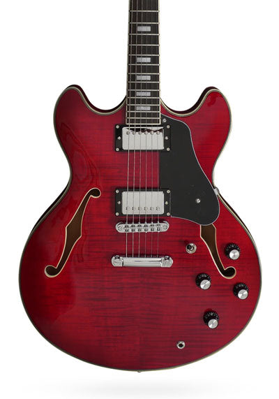 Sire Larry Carlton H7 Semi Hollow Electric Guitar See Through Red