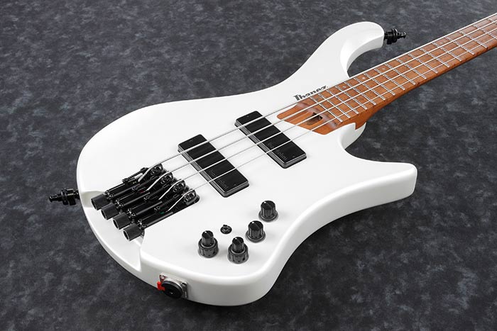 Ibanez Bass Workshop EHB1000 PWM Bass Guitar - Pearl White Matte