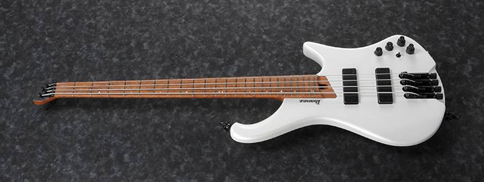 Ibanez Bass Workshop EHB1000 PWM Bass Guitar - Pearl White Matte