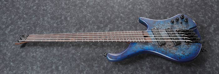 Ibanez Bass Workshop EHB1505MS 5 String Bass Guitar With Bag - Pacific Blue Burst Flat