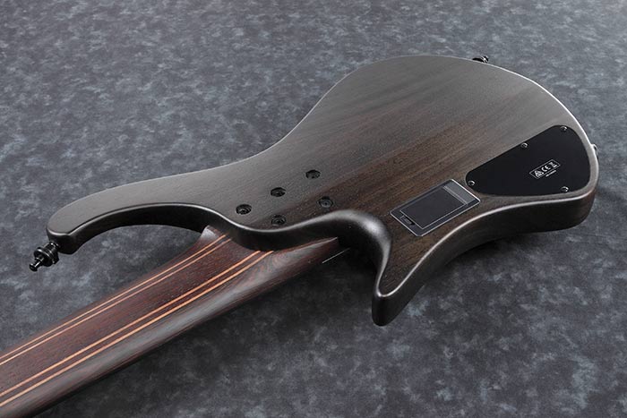 Ibanez Bass Workshop EHB1506MS 6 String Bass Guitar With Bag - Black Ice Flat