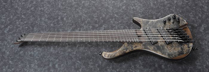 Ibanez Bass Workshop EHB1506MS 6 String Bass Guitar With Bag - Black Ice Flat