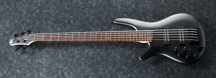 Ibanez Standard SR305EBL Left-handed Bass Guitar - Weathered Black