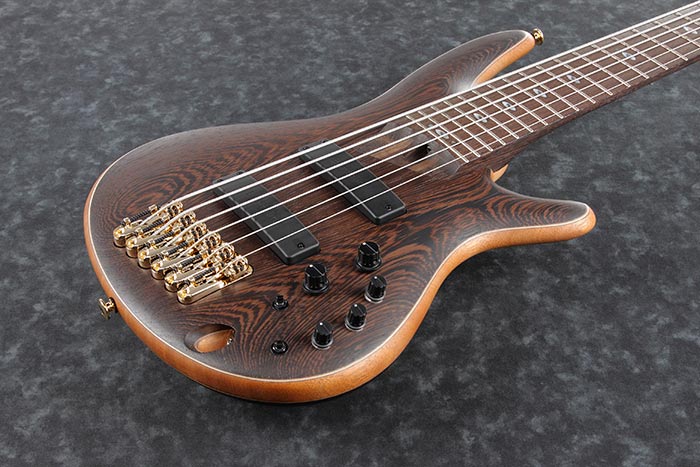 Ibanez SR5006-OL SR Series Prestige 6 String Bass Guitar With Case