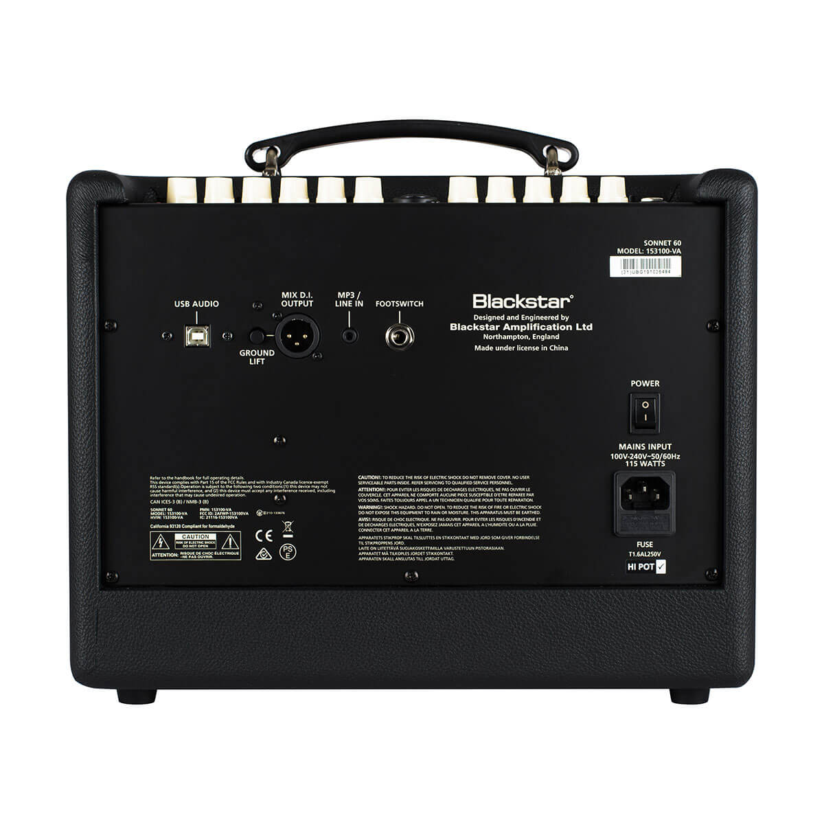 Blackstar Sonnet 60 - 60-watt 1x 6.5" Combo Amp - Black