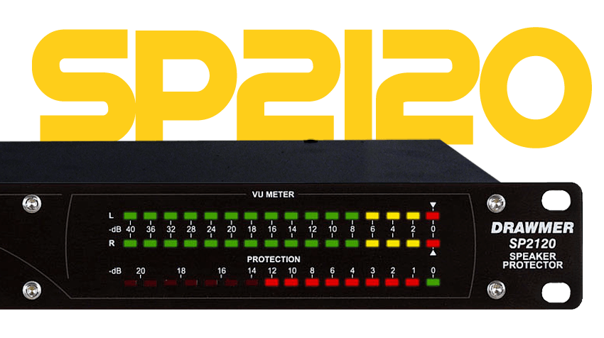 Drawmer SP2120 1U-Stereo Speaker Protector/Sound Level Limiter