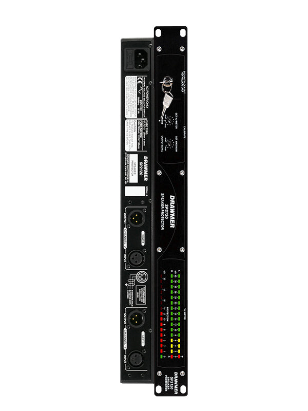 Drawmer SP2120 1U-Stereo Speaker Protector/Sound Level Limiter
