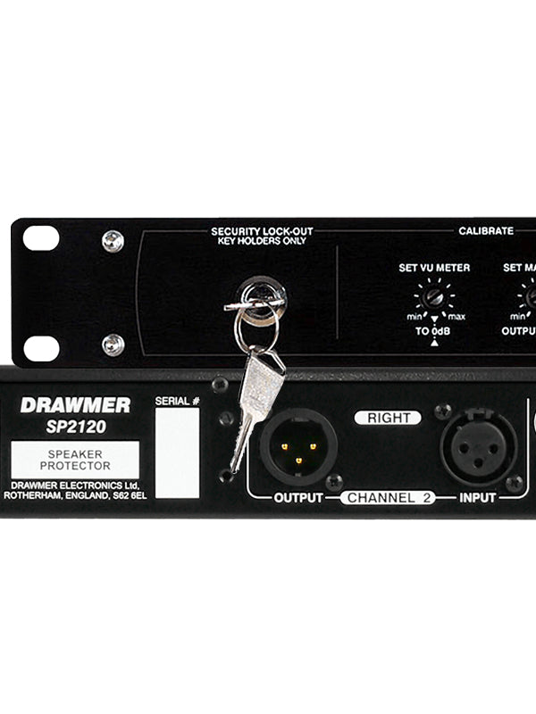 Drawmer SP2120 1U-Stereo Speaker Protector/Sound Level Limiter