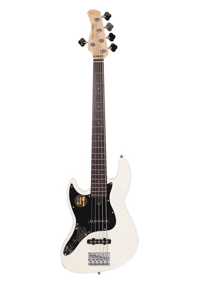 Left-Handed Sire Marcus Miller V3 2nd Generation 5 String Electric Bass Guitar Antique White