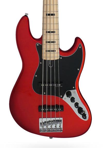Sire Marcus Miller V7 Vintage 2nd Generation 5 String Electric Bass Guitar | Alder Bright Metallic Red