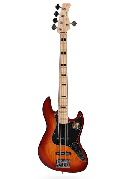 Sire Marcus Miller V7 2nd Generation 5 String Electric Bass Guitar | Swamp Ash Tobacco Sunburst