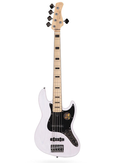 Sire Marcus Miller V7 2nd Generation 5 String Electric Bass Guitar | Swamp Ash White Blonde