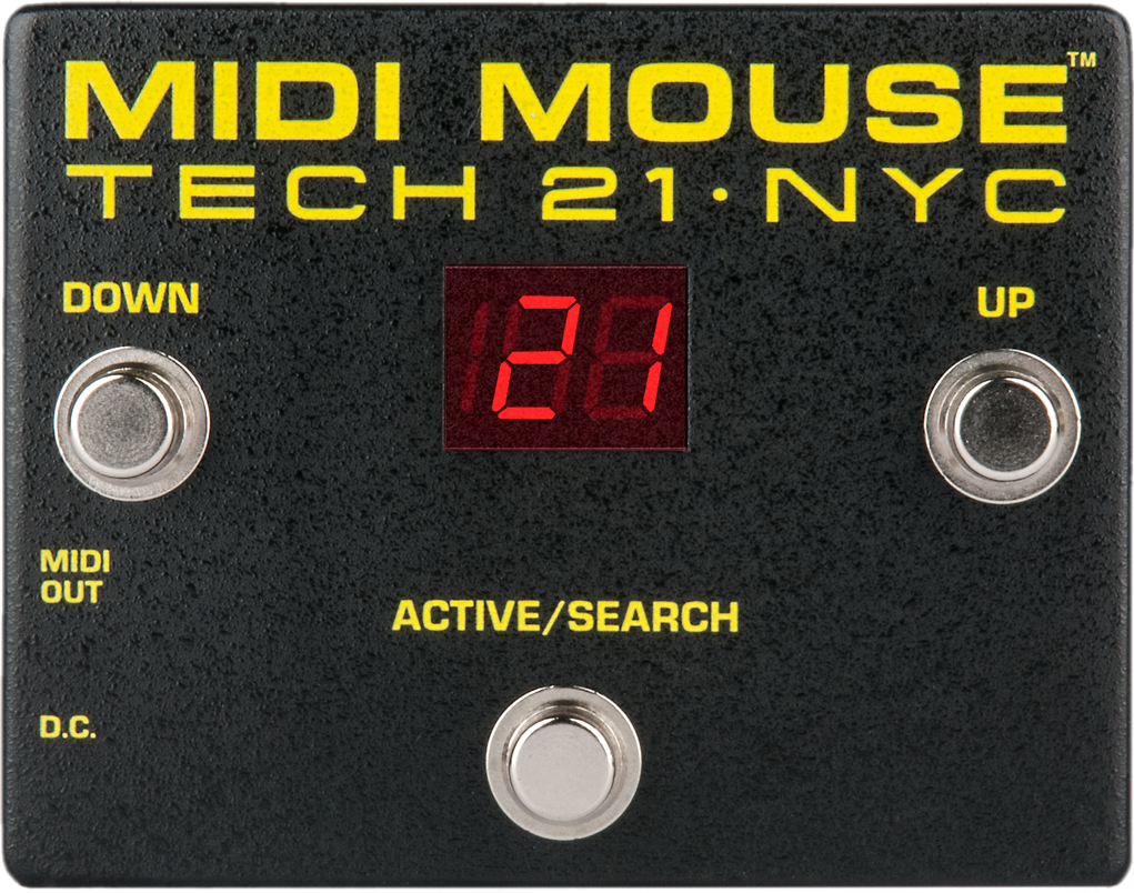 Tech 21 MM1 MIDI Mouse 3-button MIDI Foot Controller