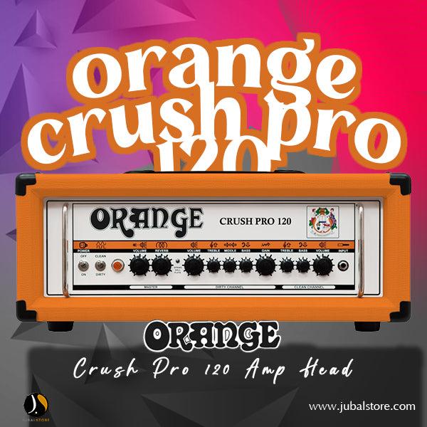 Orange D-CR-120-H 120w Twin Channel Solid State Guitar Amp Head With Digital Reverb & FX loop