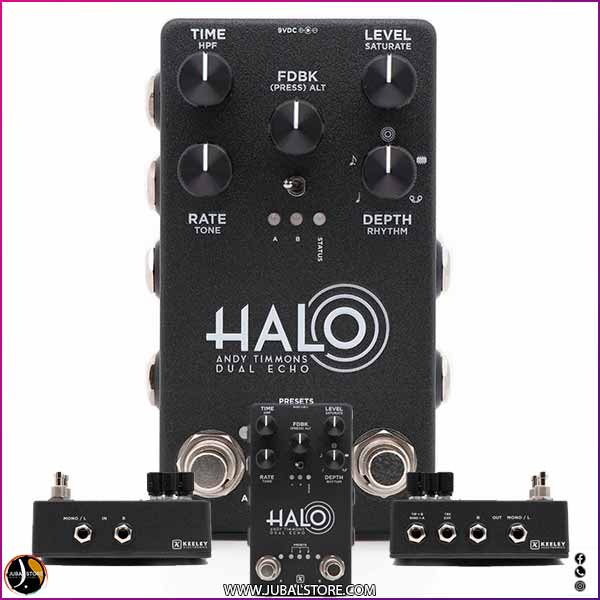 Keeley Electronics Halo Andy Timmons Dual Echo Guitar Effect Pedal