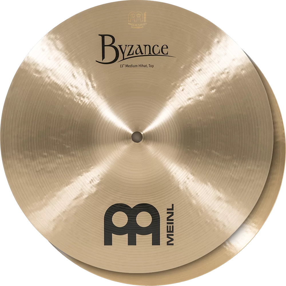 Meinl B13MH 13Inch Byzance Traditional Medium Hihat