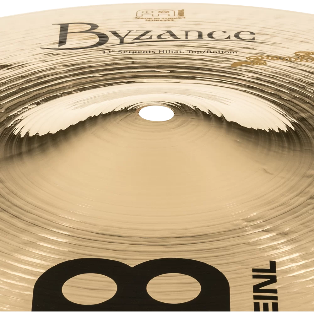 Meinl B13SH-B 13Inch Byzance Brilliant Serpents Hihat