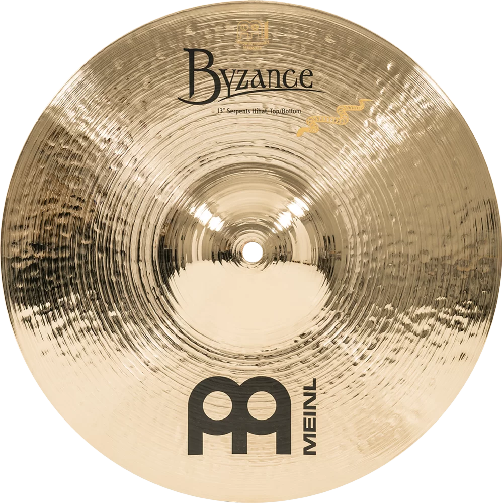 Meinl B13SH-B 13Inch Byzance Brilliant Serpents Hihat