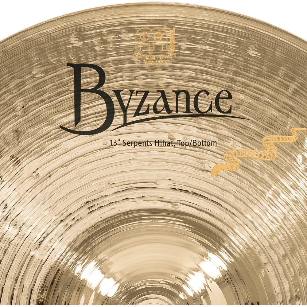 Meinl B13SH-B 13Inch Byzance Brilliant Serpents Hihat