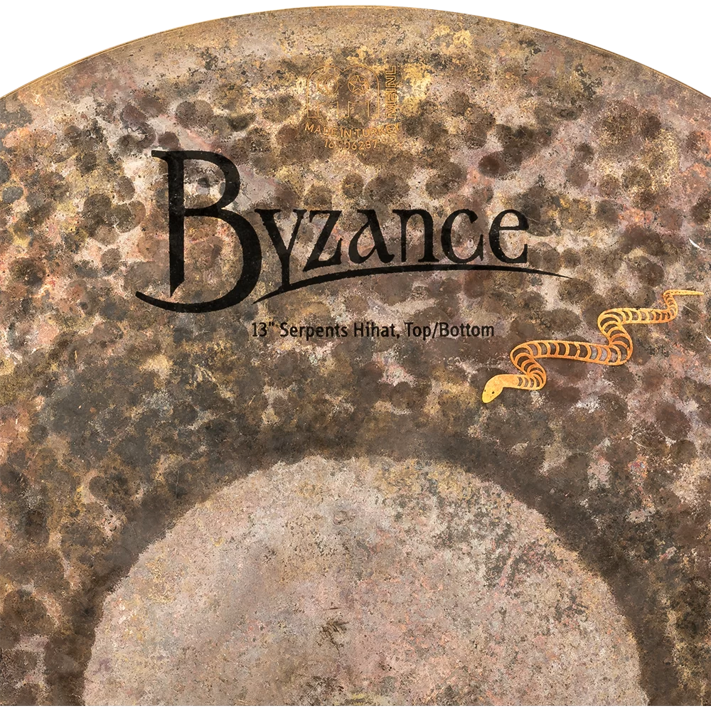 Meinl B13SH-B 13Inch Byzance Brilliant Serpents Hihat