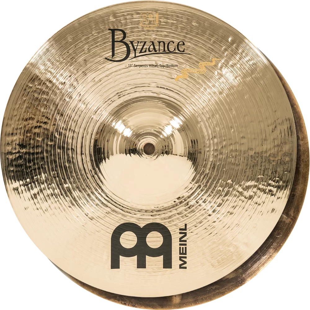 Meinl B13SH-B 13Inch Byzance Brilliant Serpents Hihat