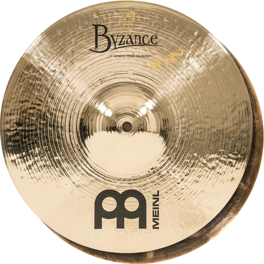 Meinl B13SH-B 13Inch Byzance Brilliant Serpents Hihat