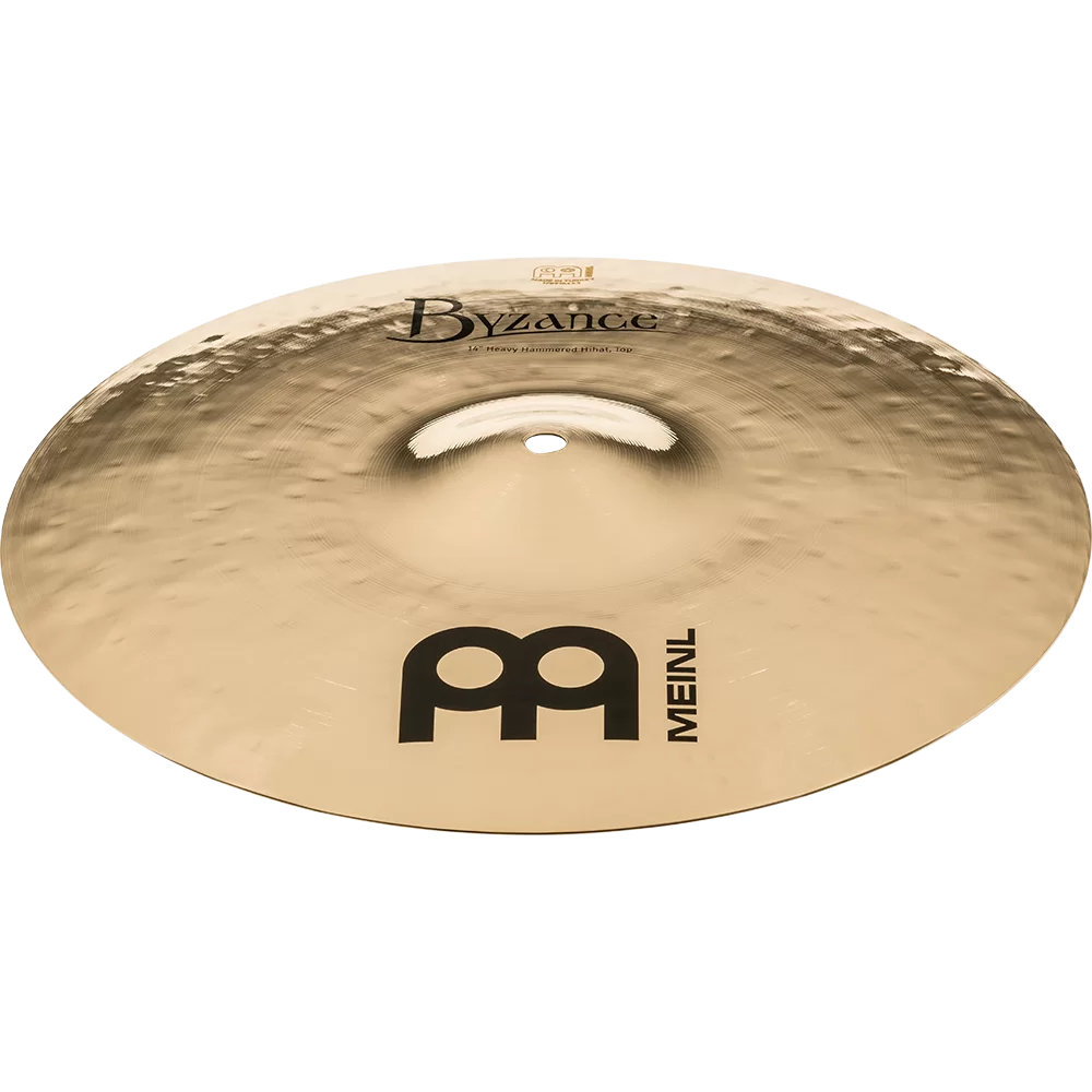 Meinl B14HHH-B 14Inch Byzance Brilliant Heavy Hammered Hihat