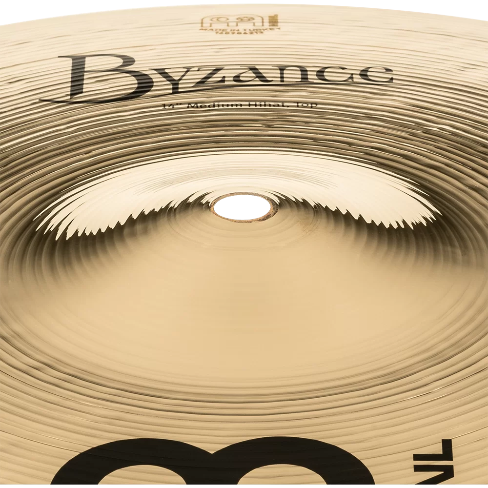 Meinl B14MH-B 14Inch Byzance Brilliant Medium Hihat