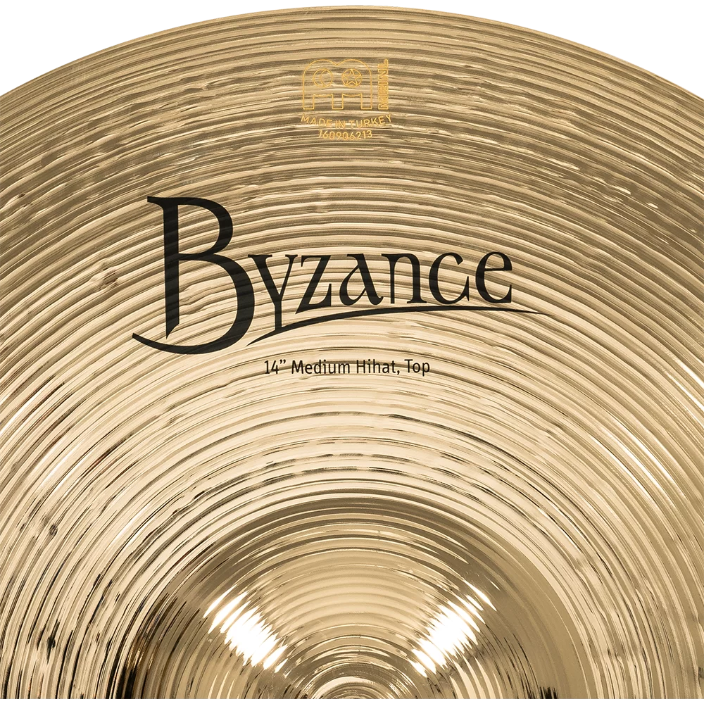 Meinl B14MH-B 14Inch Byzance Brilliant Medium Hihat