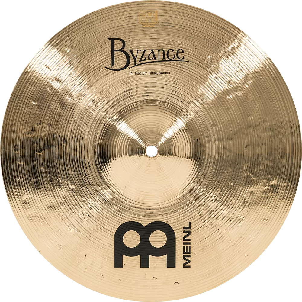 Meinl B14MH-B 14Inch Byzance Brilliant Medium Hihat