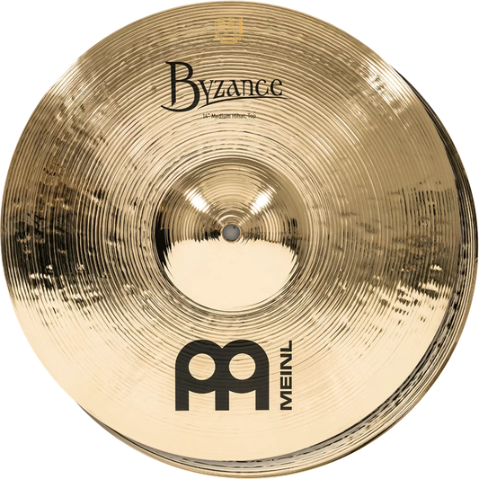 Meinl B14MH-B 14Inch Byzance Brilliant Medium Hihat