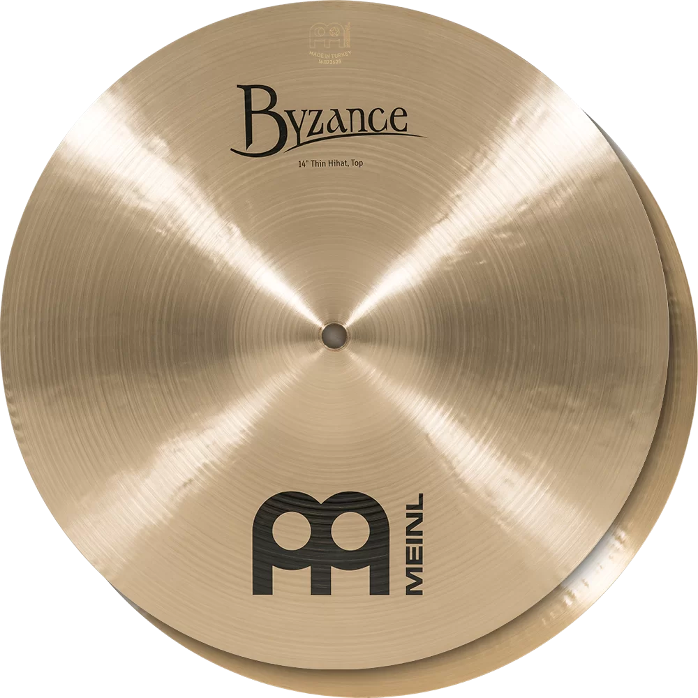 Meinl B14TH 14Inch Byzance Traditional Thin Hihat