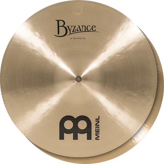 Meinl B14TH 14Inch Byzance Traditional Thin Hihat