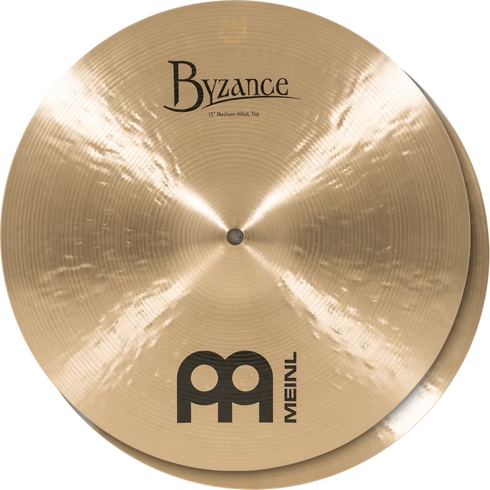 Meinl B15MH 15Inch Byzance Traditional Medium Hihat
