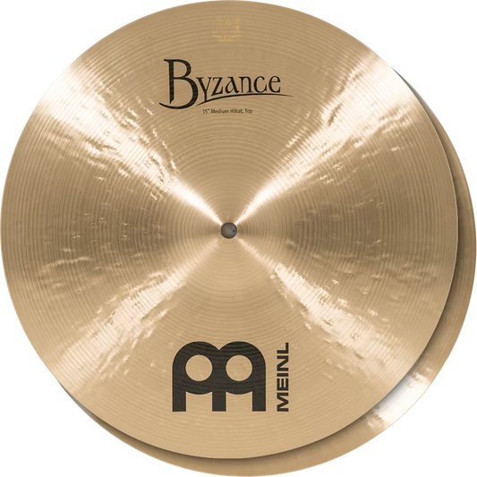 Meinl B15MH 15Inch Byzance Traditional Medium Hihat